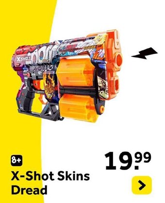 Intertoys X-Shot Skins Dread aanbieding