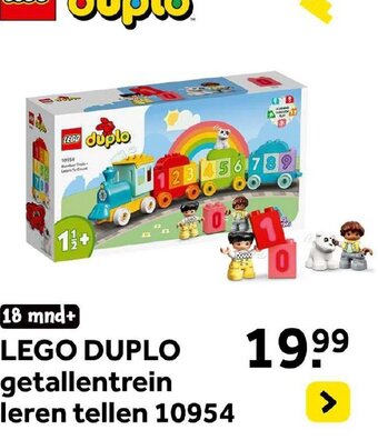 Intertoys LEGO DUPLO getallentrein leren tellen 10954 aanbieding