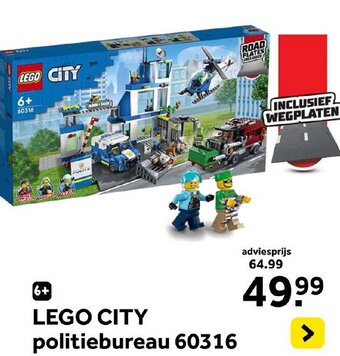 Intertoys LEGO CITY politiebureau 60316 aanbieding