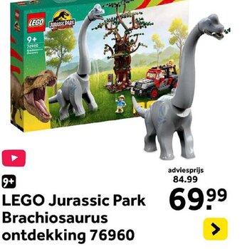 Intertoys LEGO Jurassic Park Brachiosaurus ontdekking 76960 aanbieding