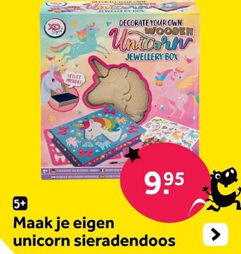 Intertoys Maak je eigen unicorn sieradendoos aanbieding