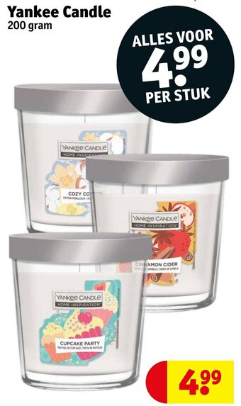 Kruidvat Yankee Candle 200 gram aanbieding