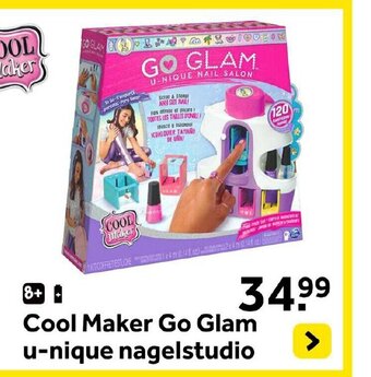 Intertoys COOL maker GO GLAM u-nique nagelstudio aanbieding