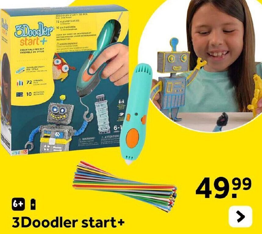 3Doodler start+ aanbieding bij Intertoys