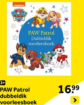 Intertoys PAW Patrol dubbeldik voorleesboek aanbieding