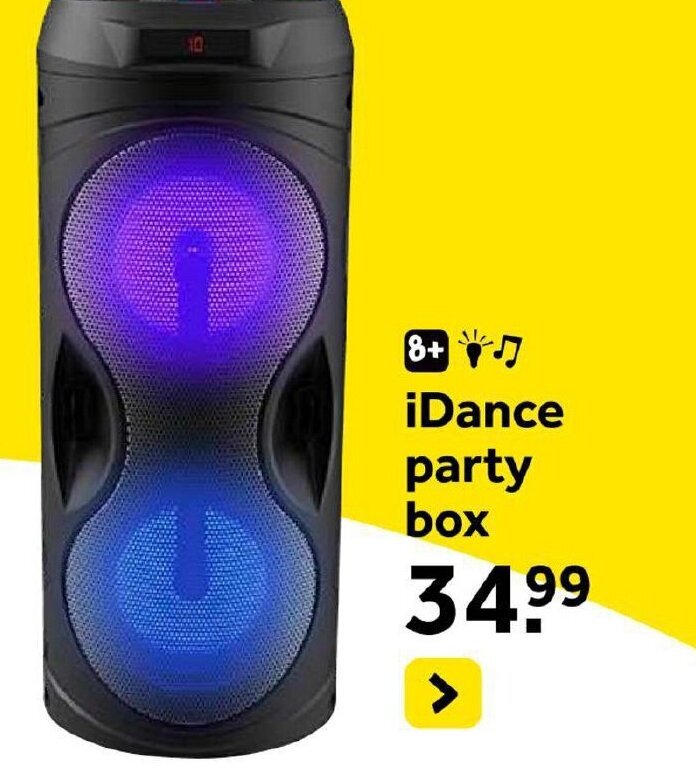 iDance party box aanbieding bij Intertoys