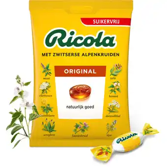 Albert Heijn Ricola original suikervrij aanbieding