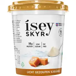 Albert Heijn Isey skyr licht gezouten caramel aanbieding