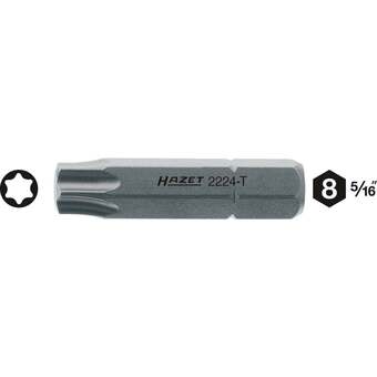 Conrad Hazet hazet 2224-t30 torx-bit t 30 speciaal staal c 8 1 stuk(s) aanbieding