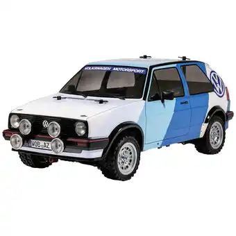 Conrad Tamiya 1:10 rc auto elektro rallywagen 1:10 rc volkswagen golf mk2gti 16vrally brushed 4wd bouwpakket mf-01x aanbieding