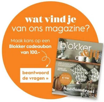 Blokker Blokker cadeaubon aanbieding