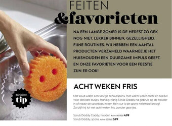 Blokker Scrub Daddy, spons aanbieding