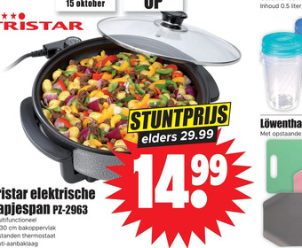 Dirk Tristar elektrische hapjespan pz-2963 aanbieding