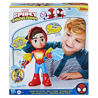 Intertoys Marvel spidey and his amazing friends electronic suit up spidey actiefiguur aanbieding