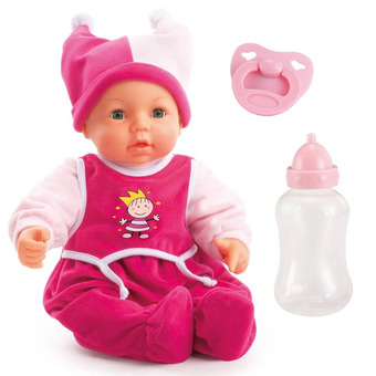 Intertoys Babypop meisje met functies en magische ogen aanbieding