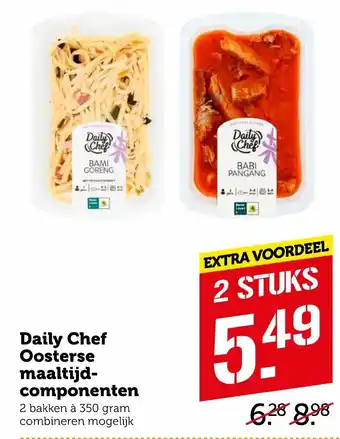 Coop Daile Chef Oosterse maaltijdcomponenten 2*350g aanbieding