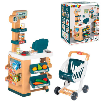 Intertoys Smoby winkel met wagentje aanbieding