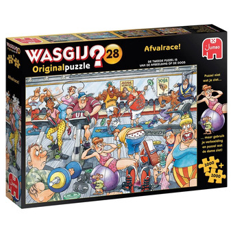 Intertoys Jumbo wasgij original special 2-in-1 afvalrace! - 2 x 1000 stukjes aanbieding