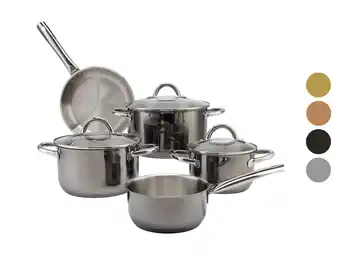 Lidl Echtwerk pannenset 8-delig aanbieding