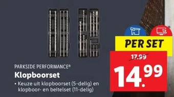 Lidl Klopboorset aanbieding