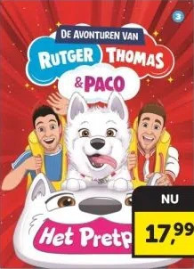 Boekenvoordeel Rutger, thomas en paco: het pretpark aanbieding