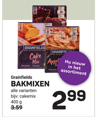 Ekoplaza Grainfields BAKMIXEN 400 g aanbieding