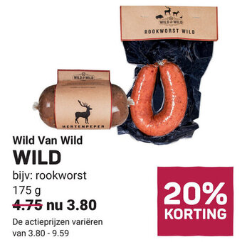 Ekoplaza Wild Van Wild WILD 175 g aanbieding