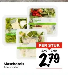 Vomar Voordeelmarkt Slaschotels alle soorten aanbieding