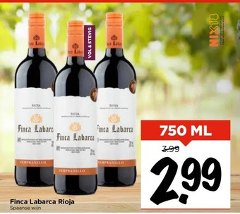 Vomar Voordeelmarkt Finca labarca rioja aanbieding