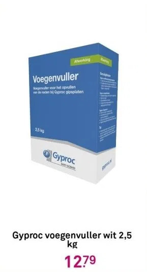 Karwei Gyproc voegenvuller wit 2,5 kg aanbieding