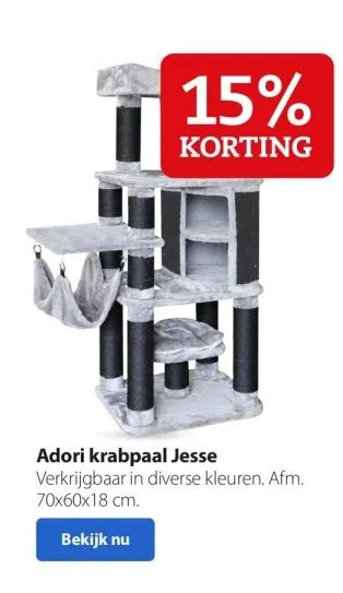 Pets Place Adori krabpaal jesse aanbieding