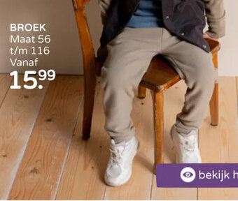 Prenatal BROEK Maat 56 t/m 116 aanbieding