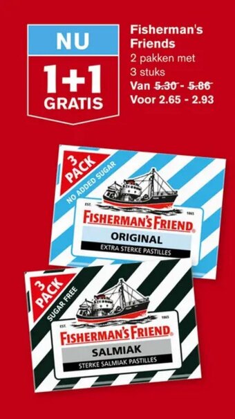 Hoogvliet Fisherman's Friends aanbieding