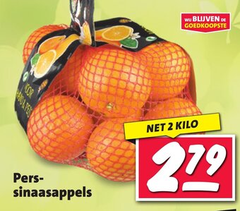 Nettorama Perssinaasappels aanbieding