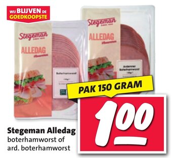 Nettorama Stegeman Alledag 150g aanbieding