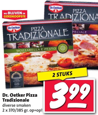 Nettorama Dr. Oetker Pizza Tradizionale aanbieding