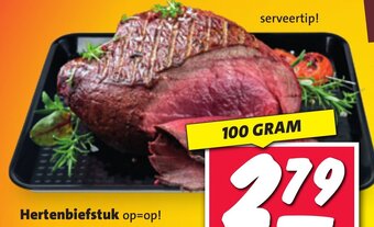 Nettorama Hertenbiefstuk 100g aanbieding