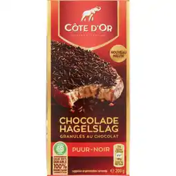 Albert Heijn Côte d'or chocolade hagelslag puur aanbieding