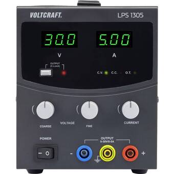 Conrad Voltcraft lps1305 labvoeding, regelbaar 0 - 30 v/dc 0 - 5 a 150 w aantal uitgangen: 1 x aanbieding