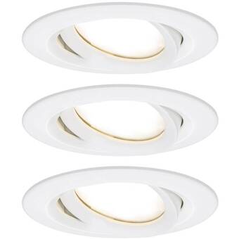 Conrad Paulmann inbouwlamp voor badkamer set van 3 stuks 18 w wit (mat) aanbieding