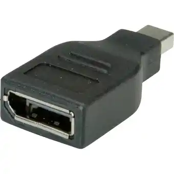 Conrad Roline 12.03.3130 adapter [1x mini-displayport stekker - 1x displayport bus] zwart aanbieding