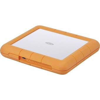 Conrad Lacie rugged raid shuttle 8 tb externe harde schijf (3,5 inch) usb 3.2 gen 2 (usb 3.1) zilver, oranje stht8000800 aanbieding