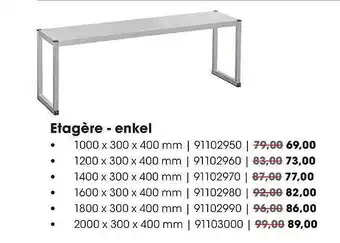 HANOS Etagère - Enkel aanbieding