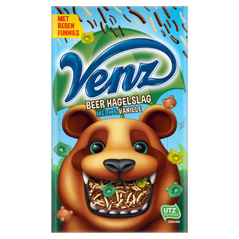Dekamarkt Venz hagelslag beer melk/vanille aanbieding