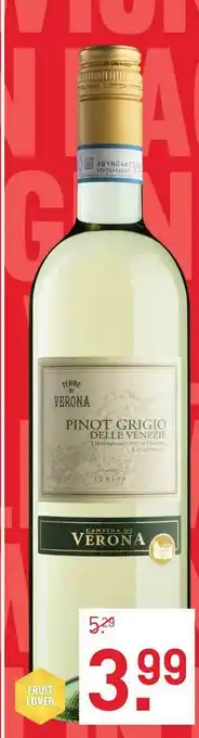 Gall & Gall Cantina Di Verona Pinot Grigip Delle Venezie aanbieding