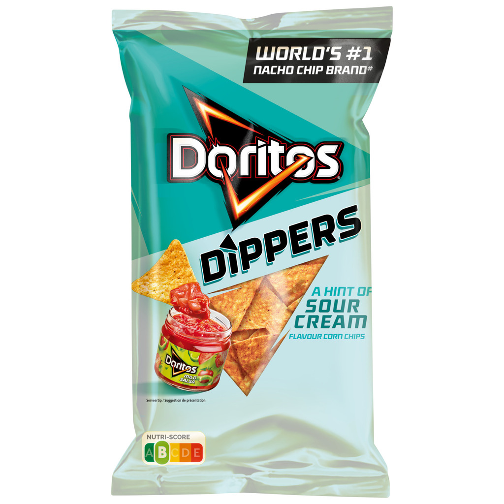 Doritos dippers hint of sour cream & onion aanbieding bij Dekamarkt