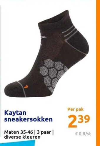 Action Kaytan sneakersokken aanbieding