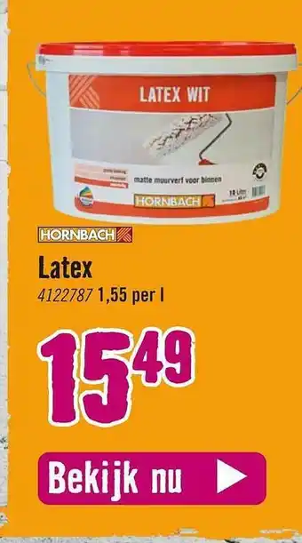 Hornbach Hornbach Latex aanbieding