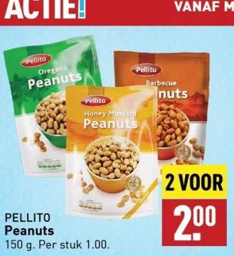 ALDI Pellito peanuts aanbieding