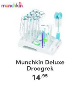 Baby & Tiener Munchkin deluxe droogrekx aanbieding